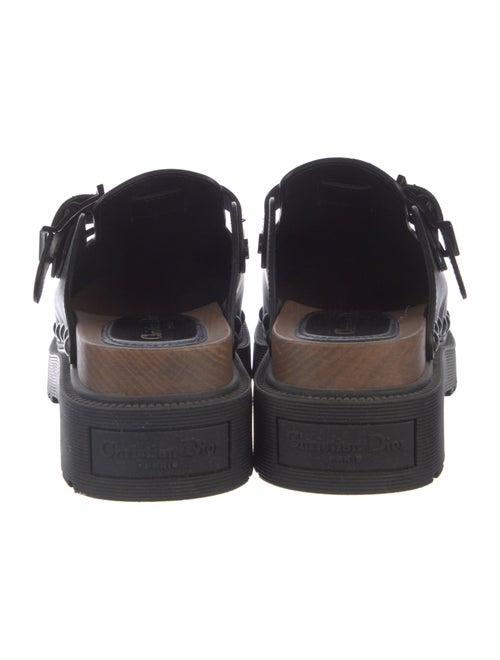 Christian Dior Leather Studded Accents Mules