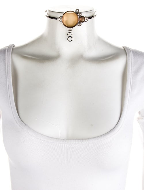 Christian Dior Resin Dioroscope 8 Choker Necklace