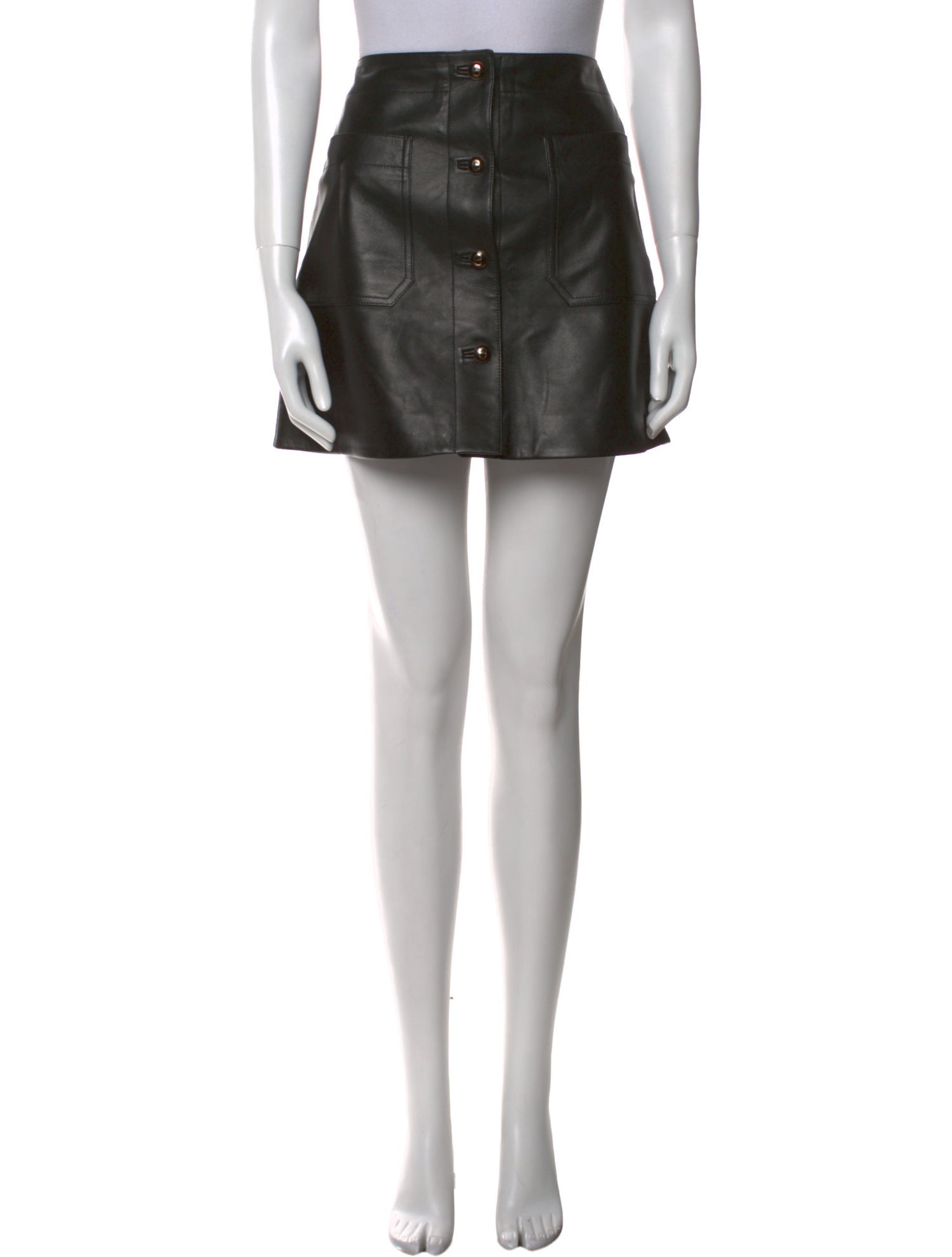 Christian Dior Lamb Leather Mini Skirt