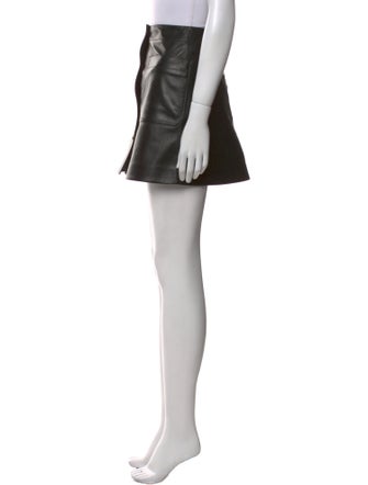Christian Dior Lamb Leather Mini Skirt