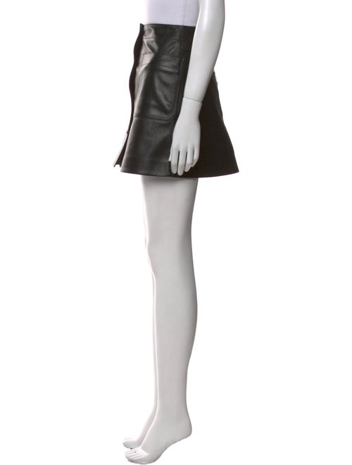 Christian Dior Lamb Leather Mini Skirt