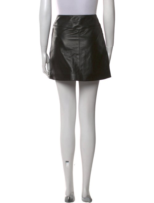 Christian Dior Lamb Leather Mini Skirt