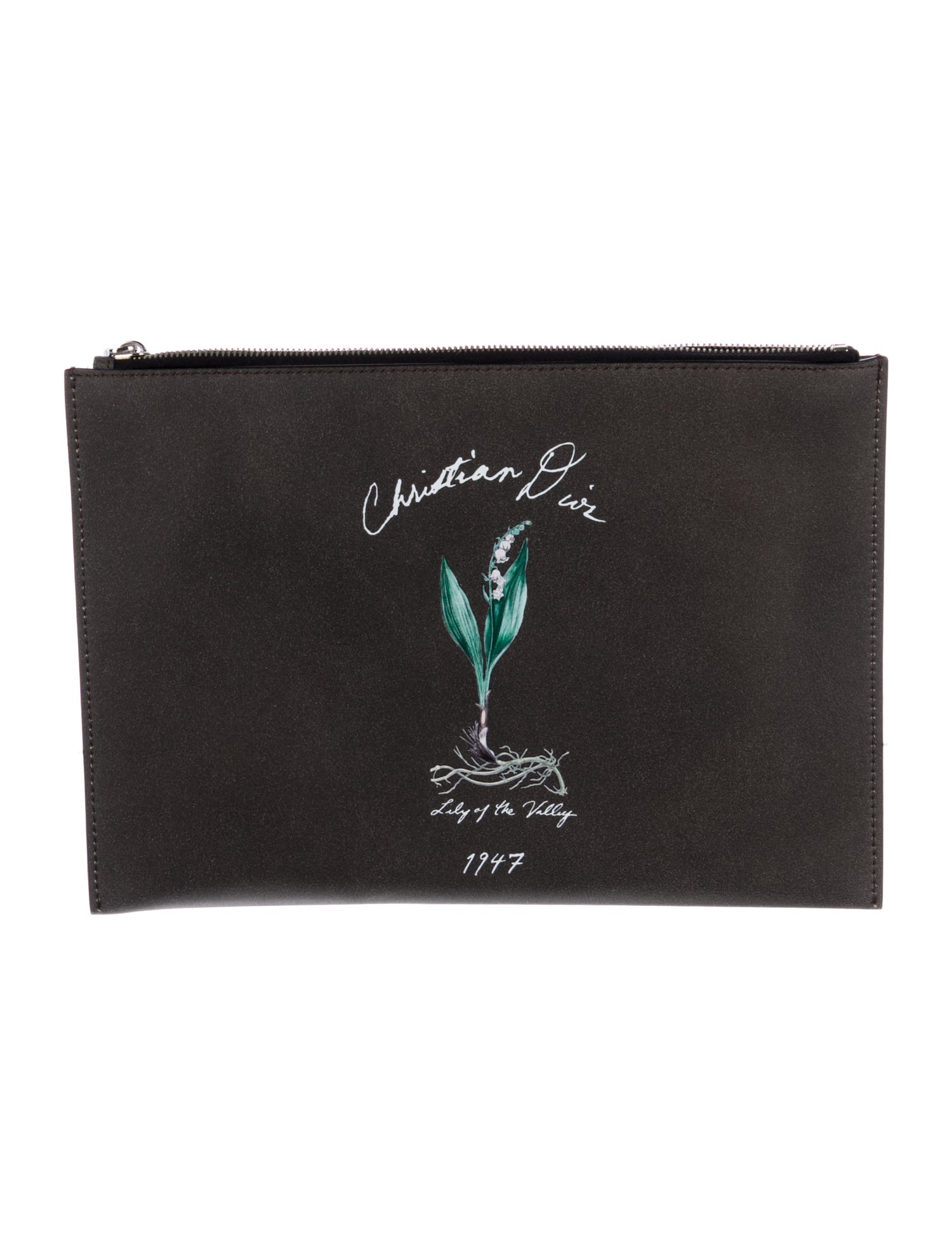 DIOR MEN Leather Clutch 2023