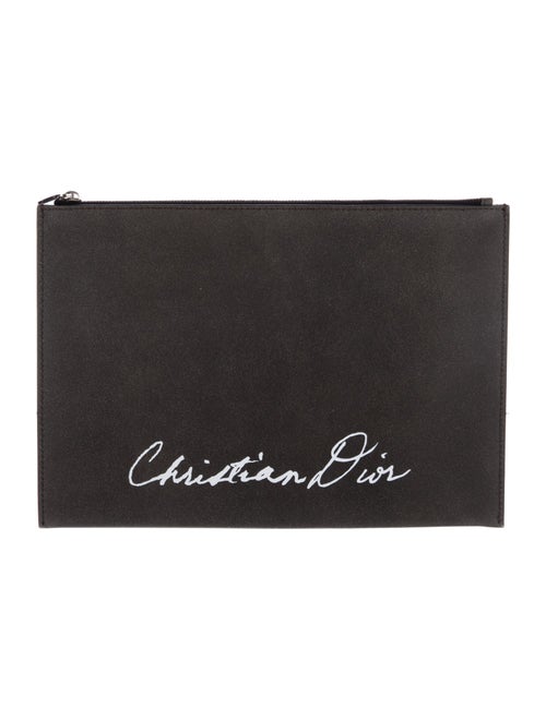 DIOR MEN Leather Clutch 2023