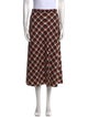 Christian Dior Virgin Wool Midi Length Skirt