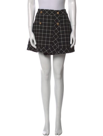 Christian Dior Virgin Wool Mini Skirt
