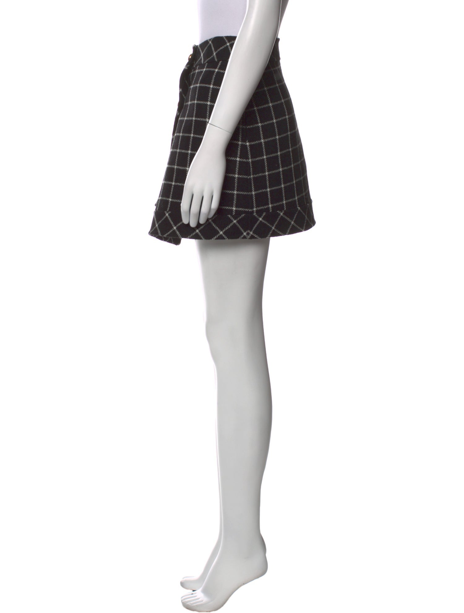 Christian Dior Virgin Wool Mini Skirt