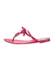 Christian Dior Rubber T-Strap Sandals