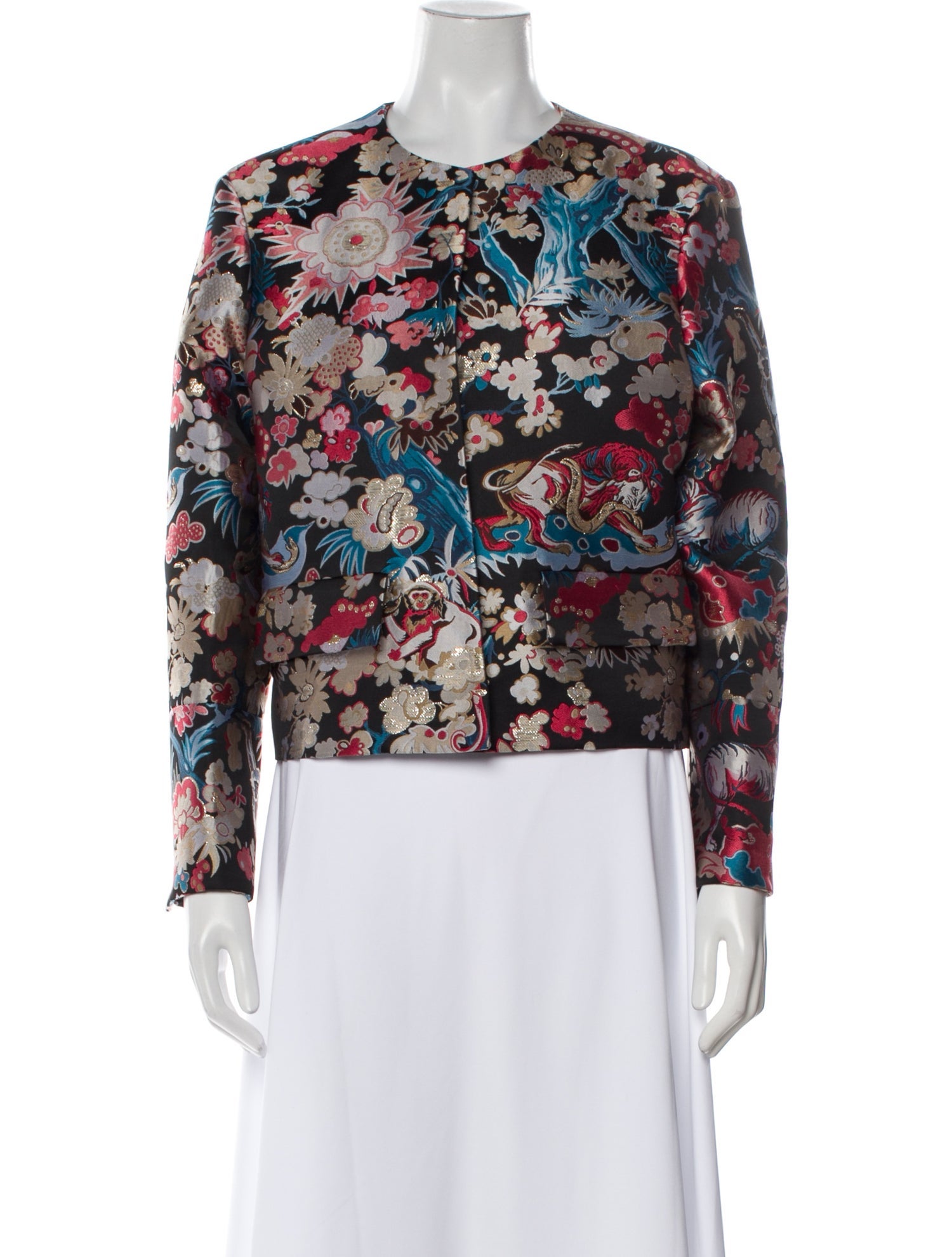 Christian Dior Floral Print Jacket