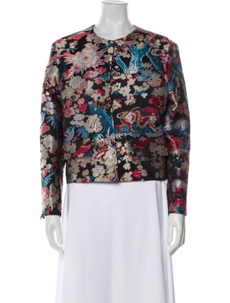 Christian Dior Floral Print Jacket