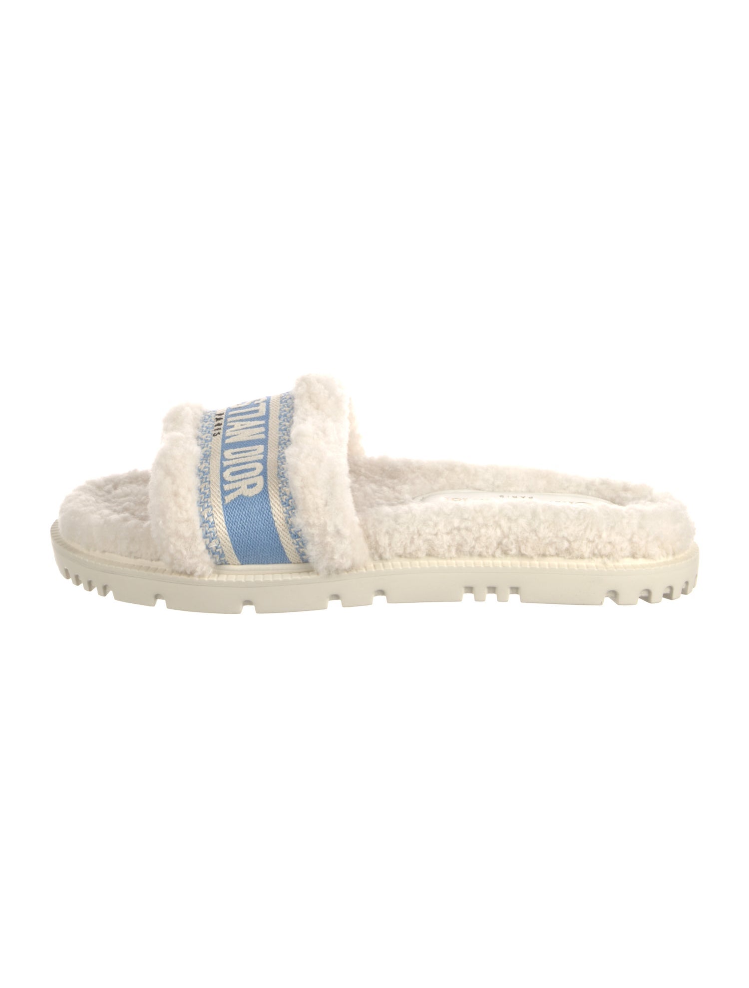 Christian Dior Shearling Printed Espadrilles