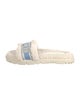 Christian Dior Shearling Printed Espadrilles