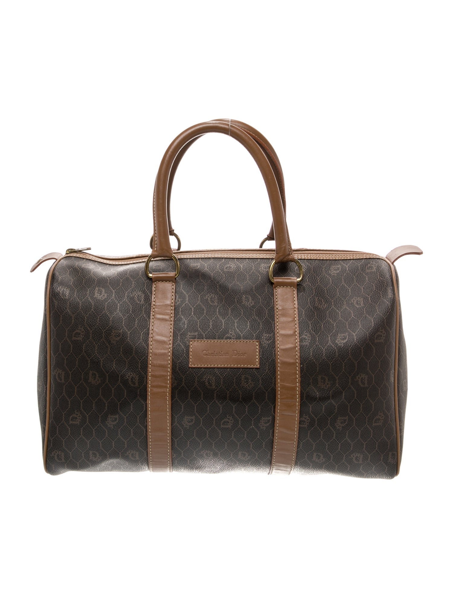 Christian Dior Honeycomb Boston Vintage