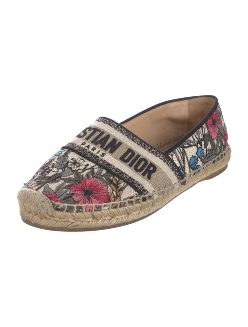 Christian Dior Floral Print Espadrilles