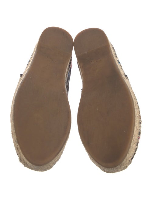 Christian Dior Floral Print Espadrilles
