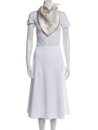 Christian Dior Silk Diorissimo Pattern Scarf