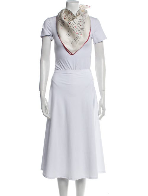 Christian Dior Silk Diorissimo Pattern Scarf