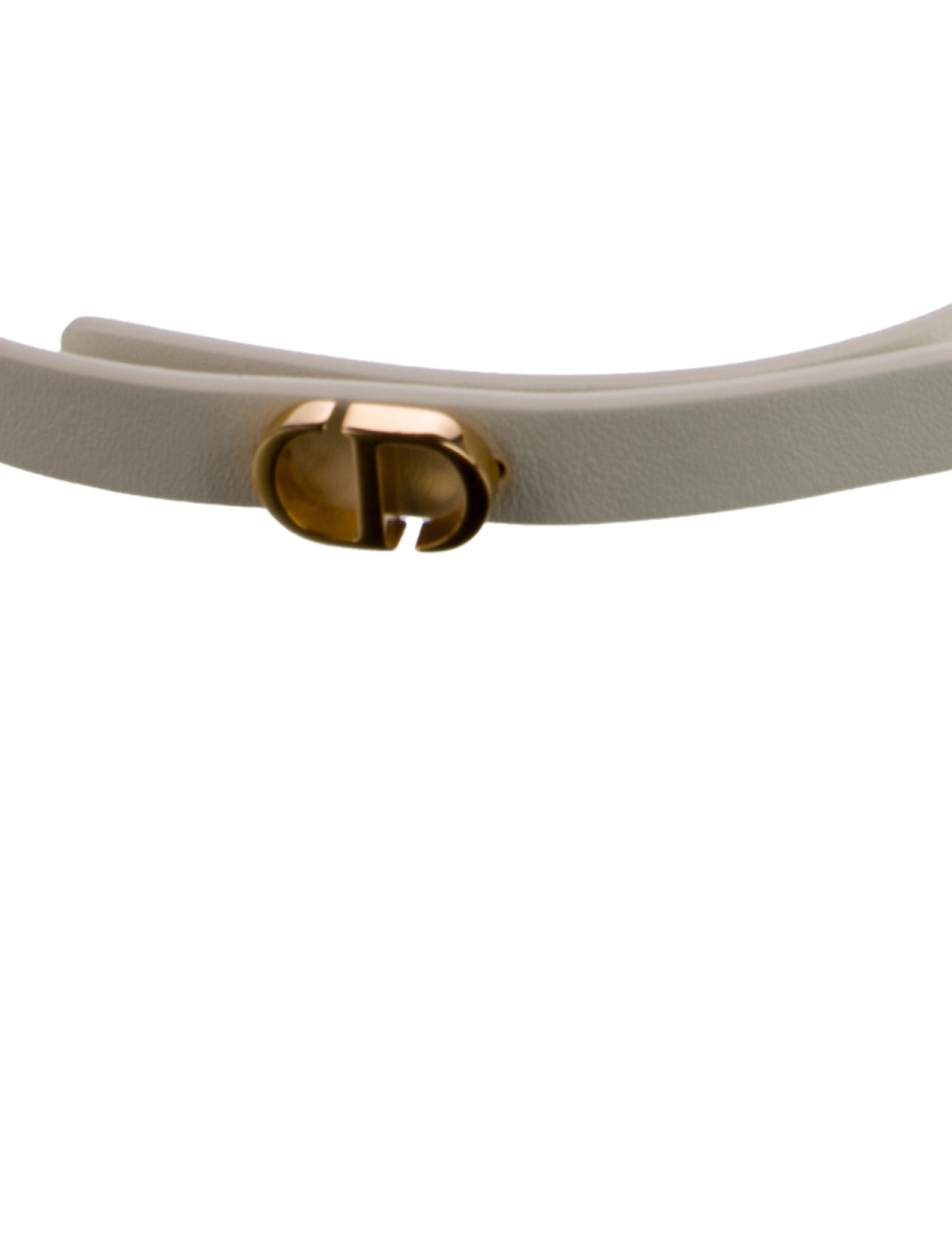 Christian Dior Skinny Leather Belt w/ Tags