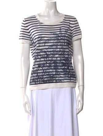 Christian Dior Linen Striped Sweater