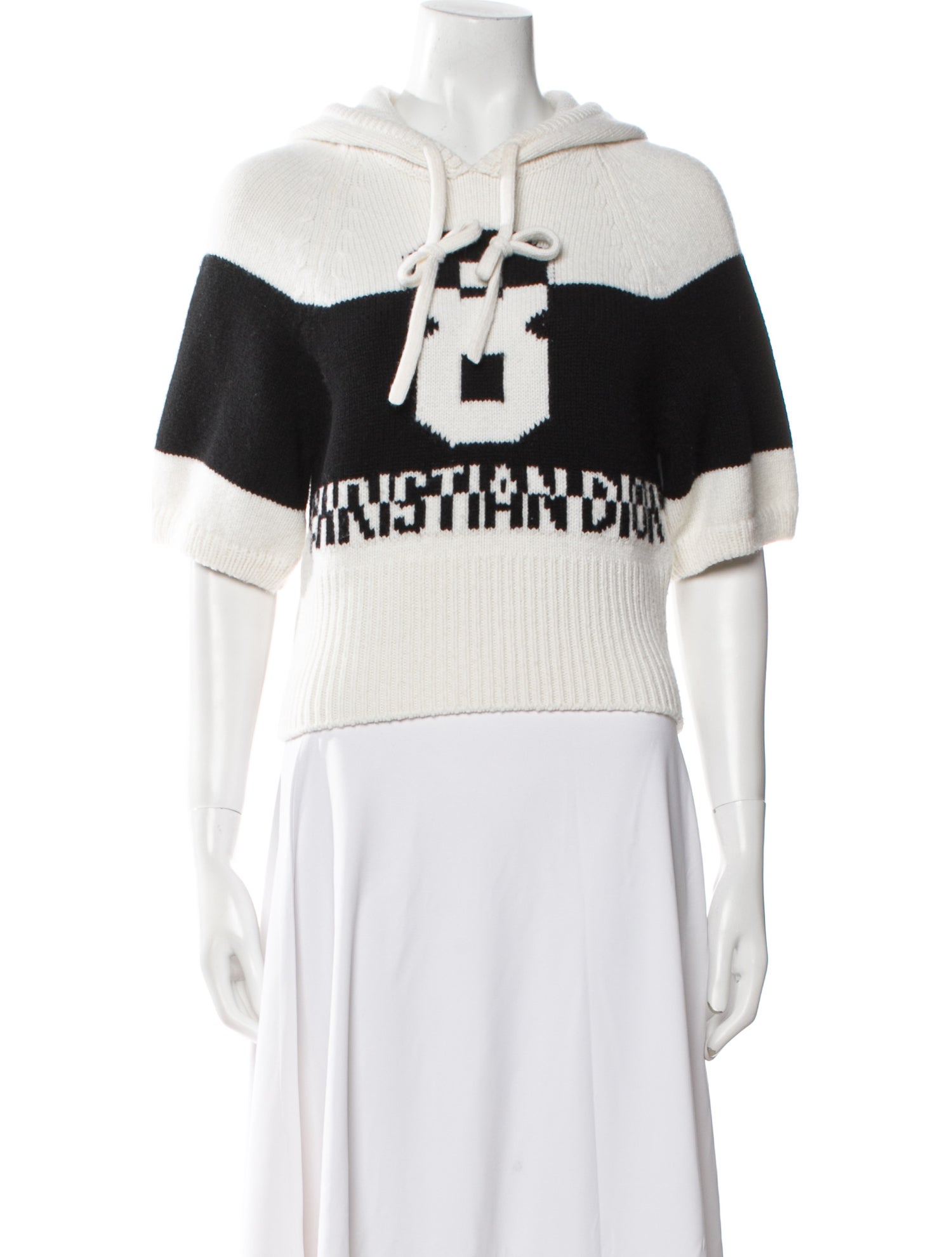 Christian Dior Wool Graphic Print Sweater