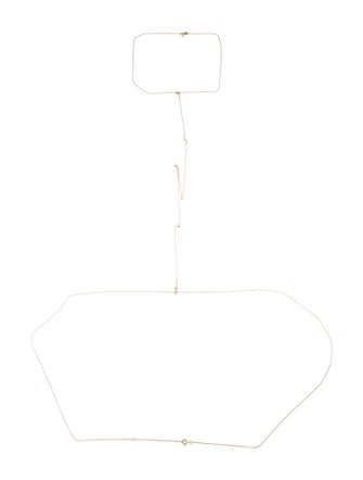 Christian Dior 18K Diamond Soumission Body Chain