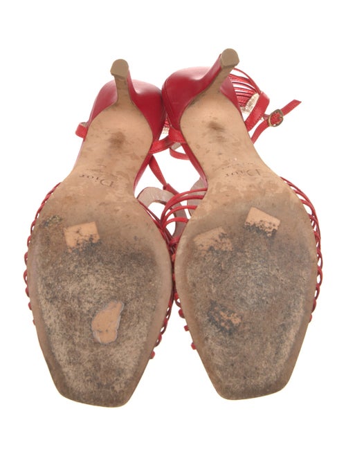 Christian Dior Leather Slingback Sandals