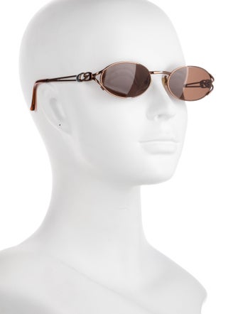 Christian Dior Round Tinted Sunglasses