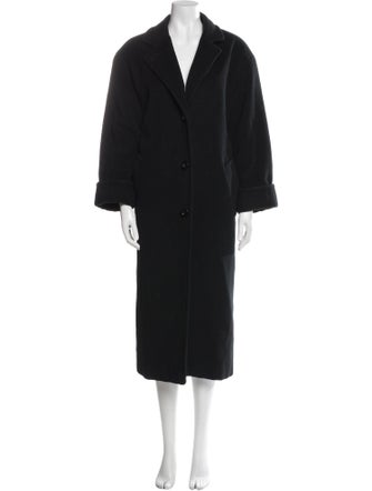 Christian Dior Wool Faux Fur Coat