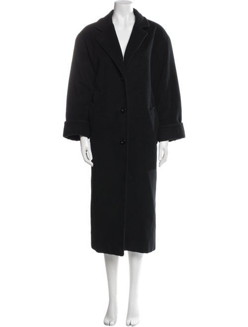Christian Dior Wool Faux Fur Coat