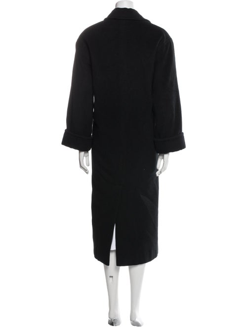 Christian Dior Wool Faux Fur Coat