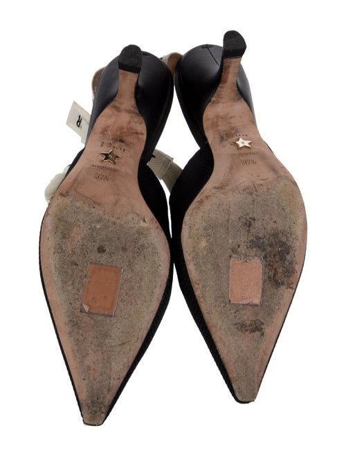 Christian Dior Bow Accents Slingback Pumps