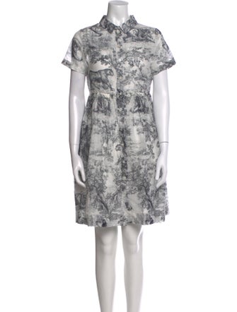 Christian Dior Printed Mini Dress