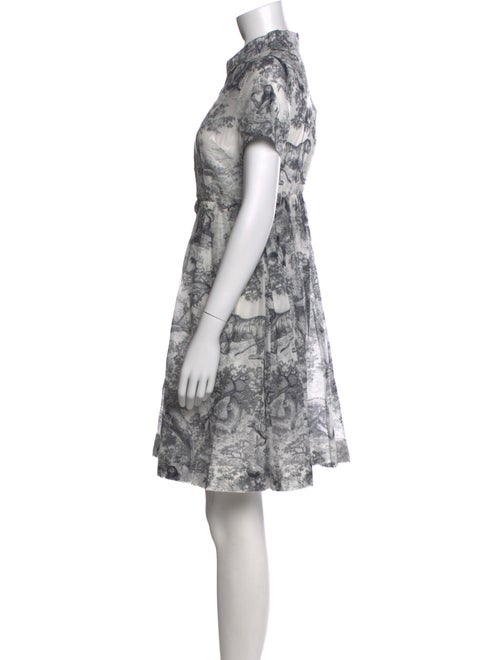 Christian Dior Printed Mini Dress