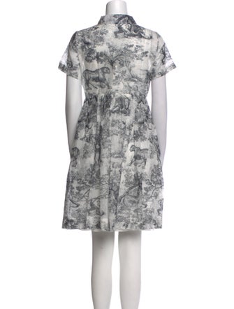 Christian Dior Printed Mini Dress