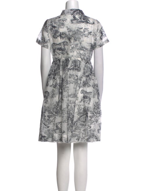 Christian Dior Printed Mini Dress