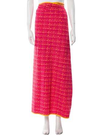 Christian Dior Plaid Print Cover-Up