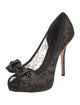 Christian Dior Lace Lace Pattern Pumps