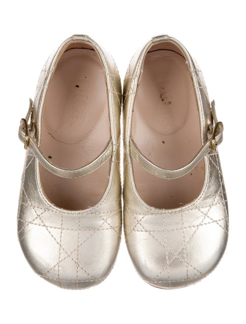 Christian Dior Metallic Ballet Shoes