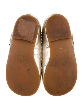 Christian Dior Metallic Ballet Shoes