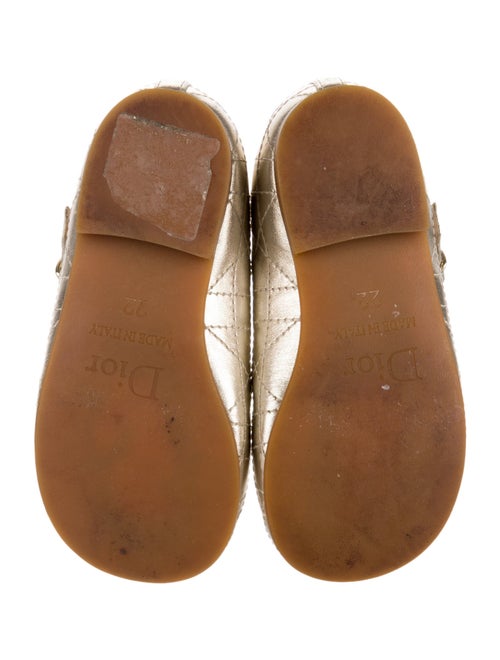 Christian Dior Metallic Ballet Shoes