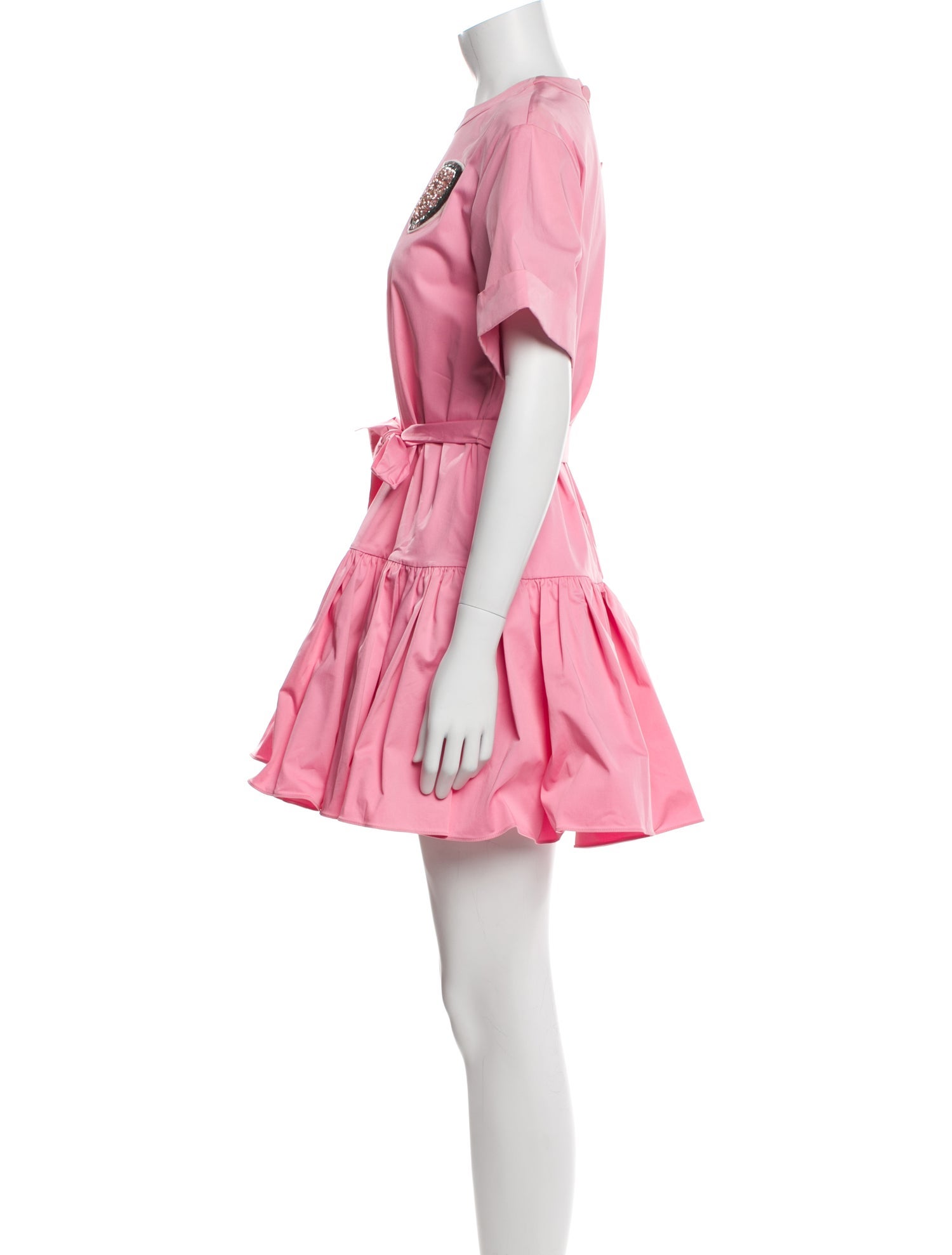 Christian Dior Crew Neck Mini Dress