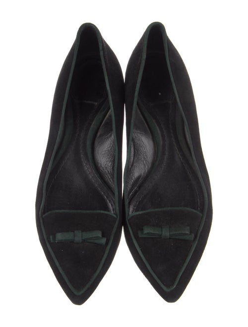 Christian Dior Suede Bow Accents Flats