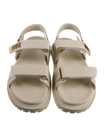 Christian Dior Leather Slingback Sandals
