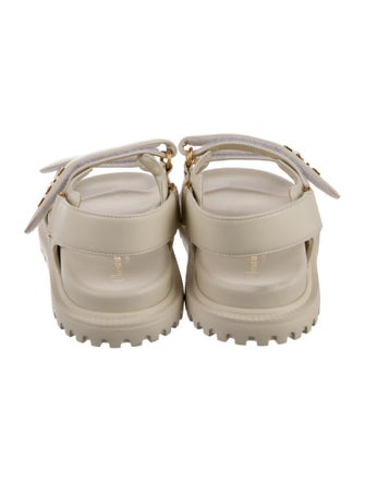 Christian Dior Leather Slingback Sandals