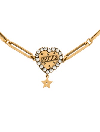 Christian Dior J'Adior Heart Pendant Necklace