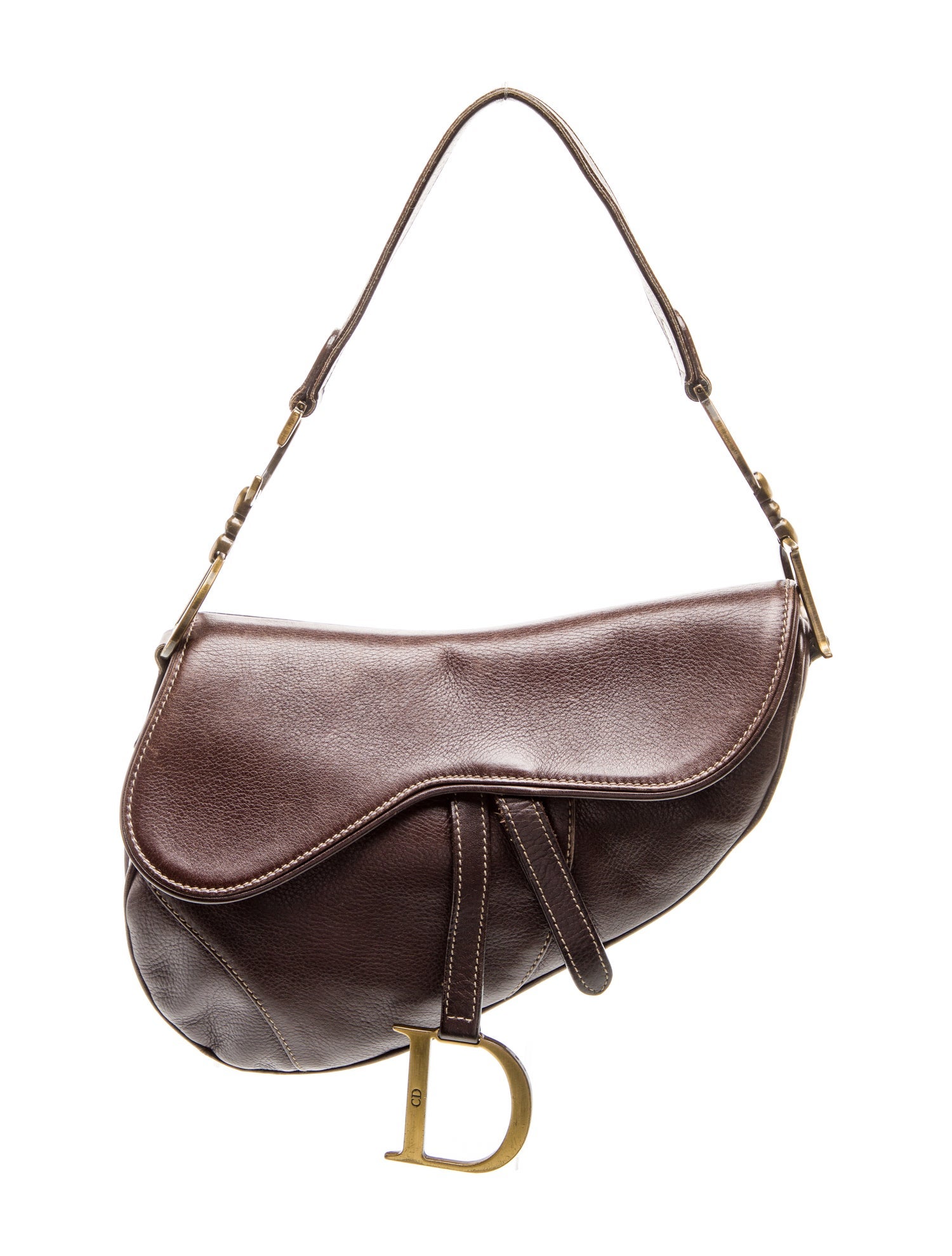 Christian Dior Leather Saddle