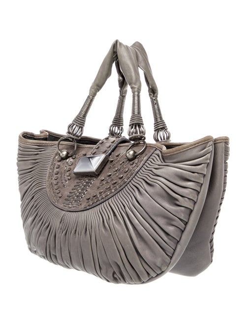 Christian Dior Leather Top Handle Bag