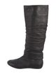 Christian Dior Cannage Pattern Leather Riding Boots