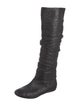 Christian Dior Cannage Pattern Leather Riding Boots