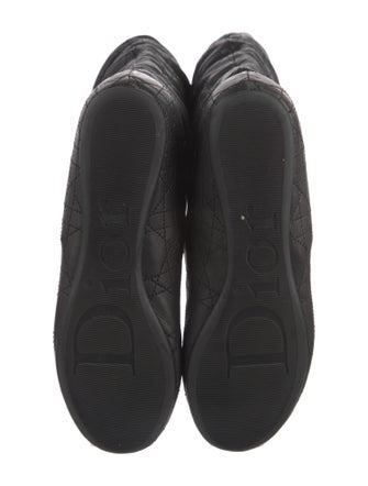 Christian Dior Cannage Pattern Leather Riding Boots